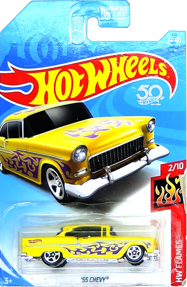Hot Wheels - '55 Chevy (Yellow) (B2)