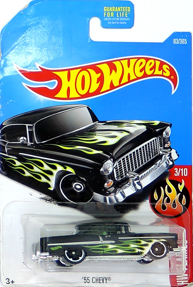 Hot Wheels - '55 Chevy Darkgreen (B3)