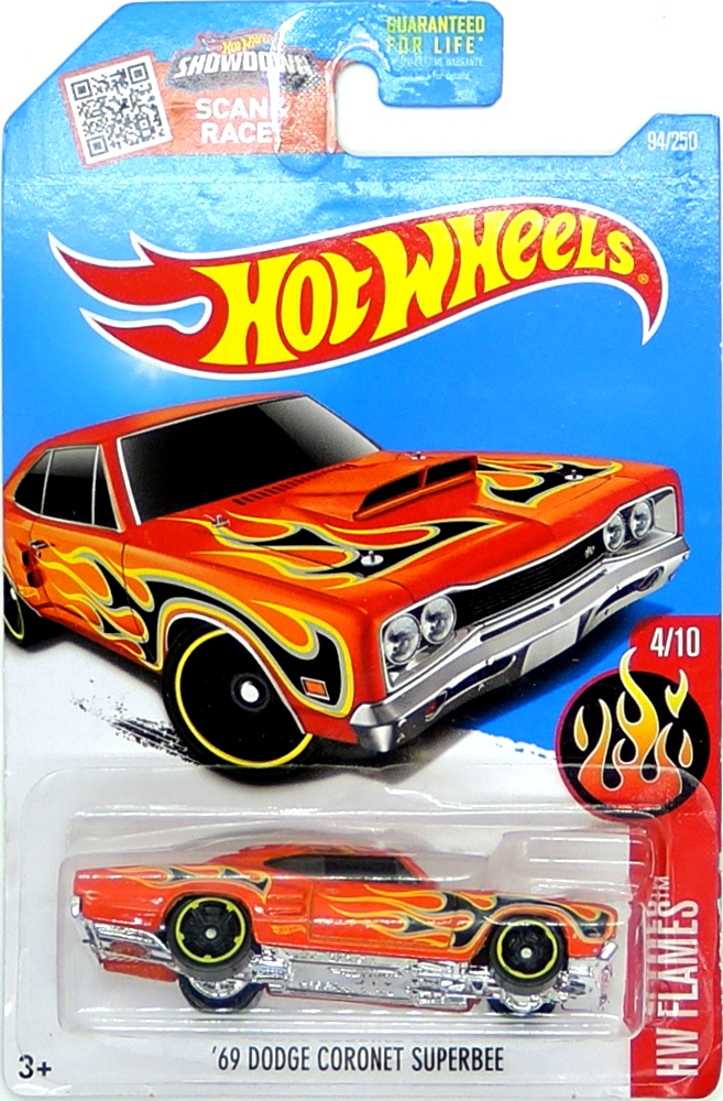 Hot Wheels - '69 Dodge Coronet Superbee Orange (B3)