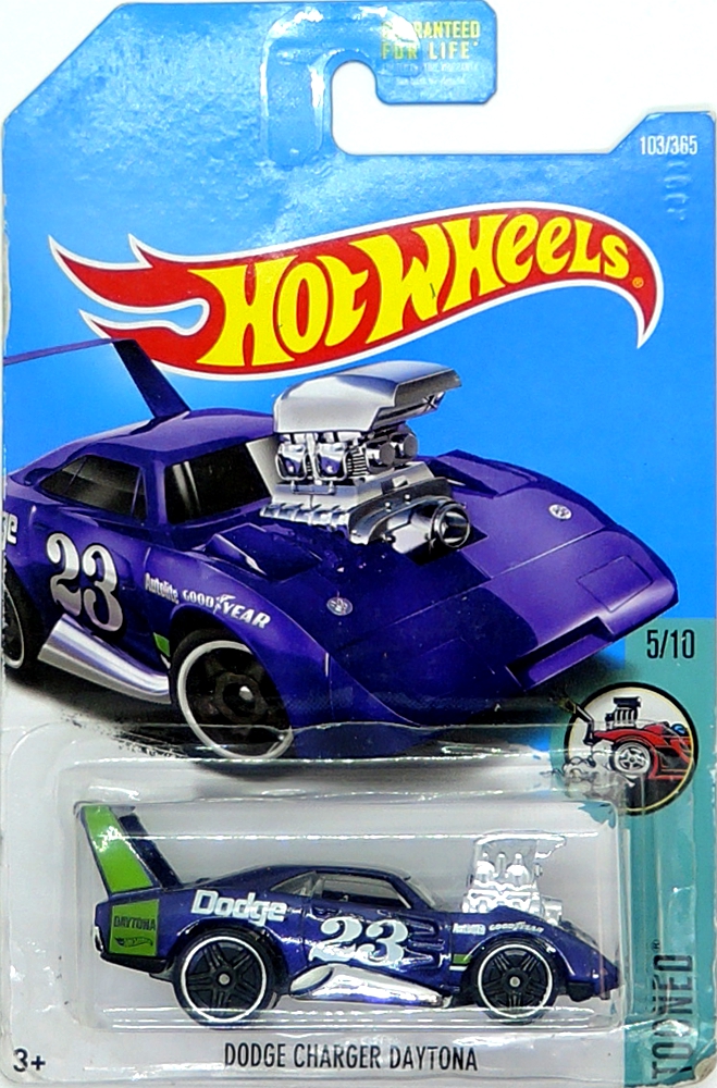 Hot Wheels - Dodge Charger Daytona Violet (B3) - výrazně poškozený obal