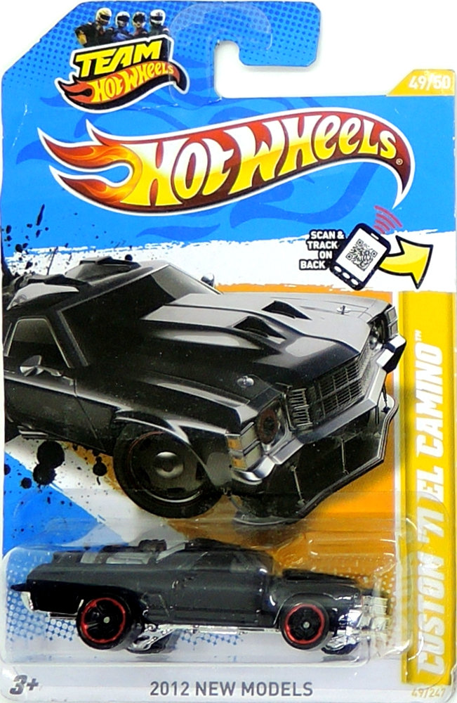 Hot Wheels - Custom '71 El Camino Black (B4)
