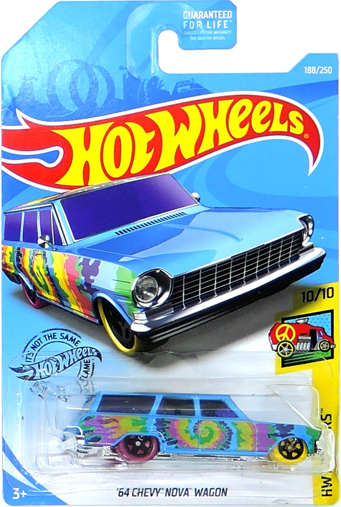 Hot Wheels - '64 Chevy Nova Wagon Blue (B4)