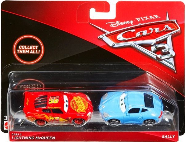 Cars 3 (Auta 3) - Lightning McQueen (Blesk) + Sally - poškozený obal