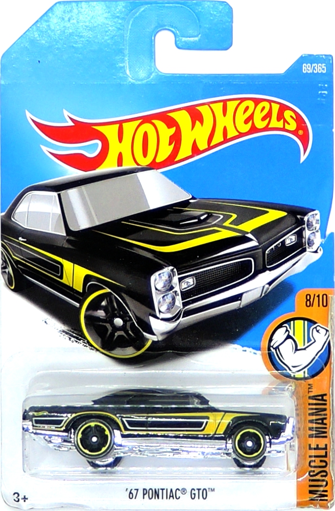 Hot Wheels - '67 Pontiac GTO Black (B6)