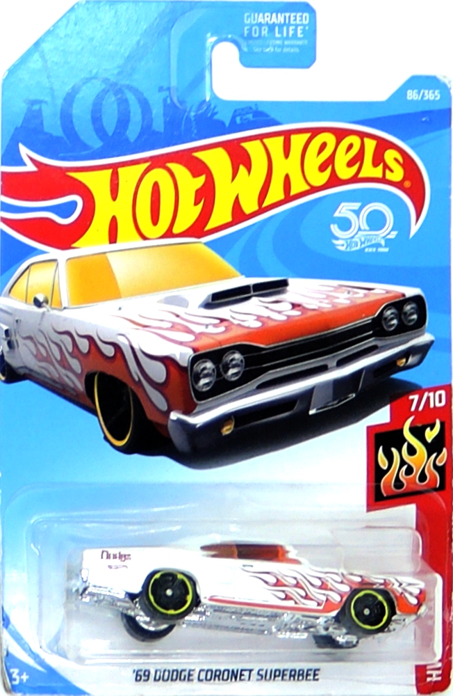 Hot Wheels - '69 Dodge Coronet Superbee White (B5)