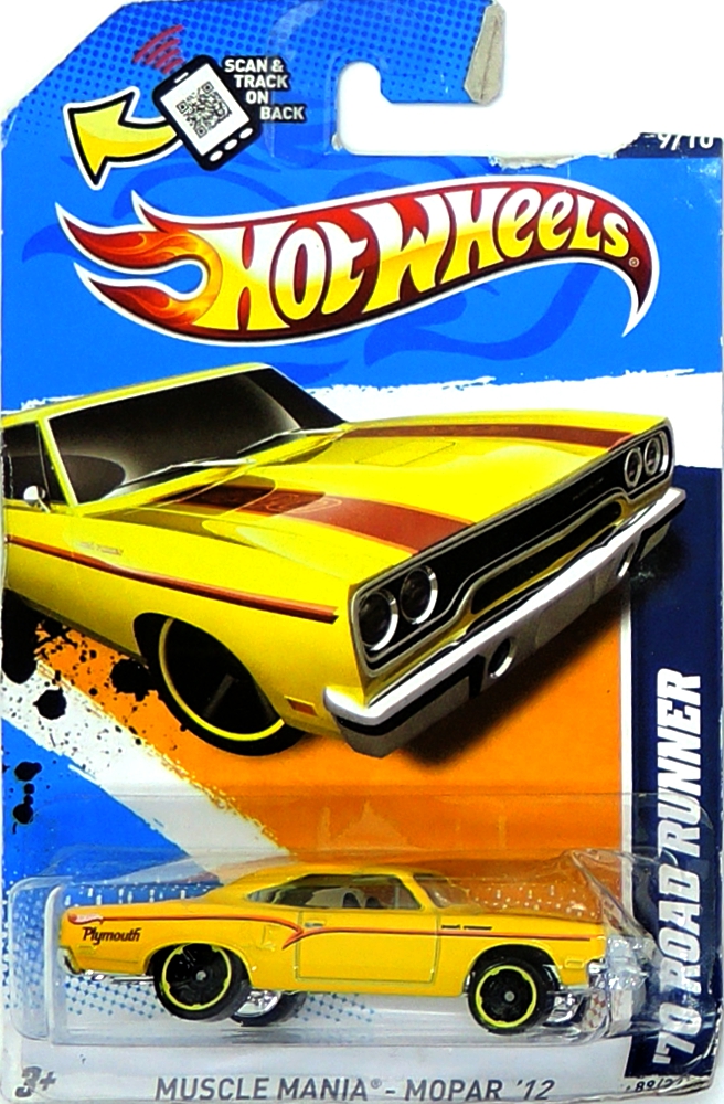 Hot Wheels - '70 Road Runner Yellow (B5)
