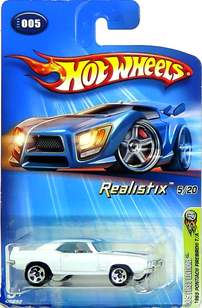 Hot Wheels - 1969 Pontiac Firebird T/A White (B5)