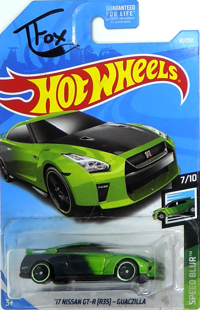 Hot Wheels - '17 Nissan GT-R (R35) - 'Guaczilla Green (B7)