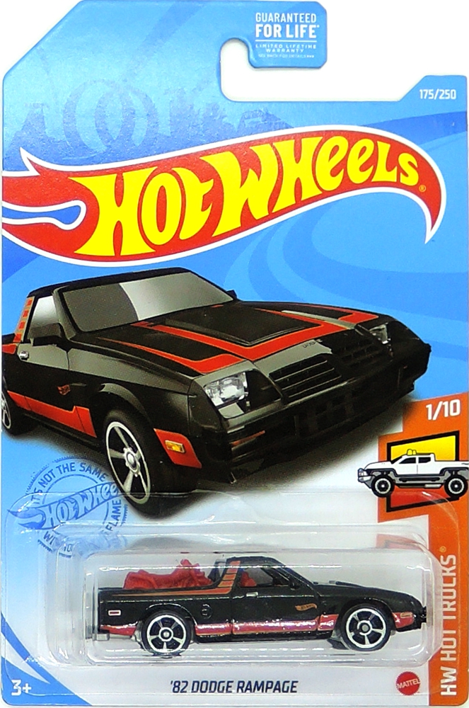 Hot Wheels - '82 Dodge Rampage Black (B7)