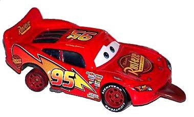 Cars (Auta) 3pack - The King + Finish Line Lightning McQueen + Chick Hicks - ROR