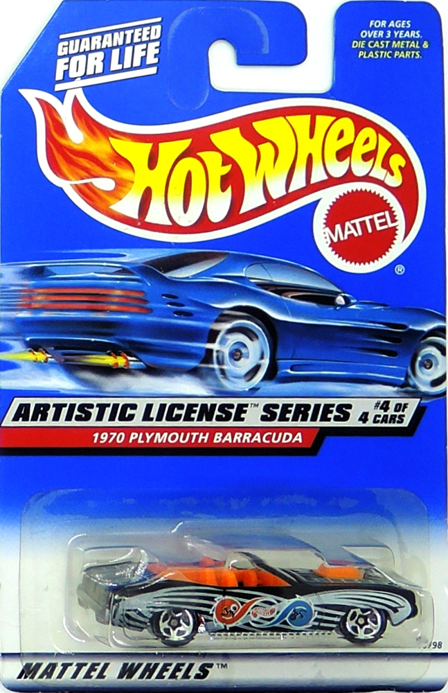 Hot Wheels - 1970 Plymouth Barracuda (Black) (B7)