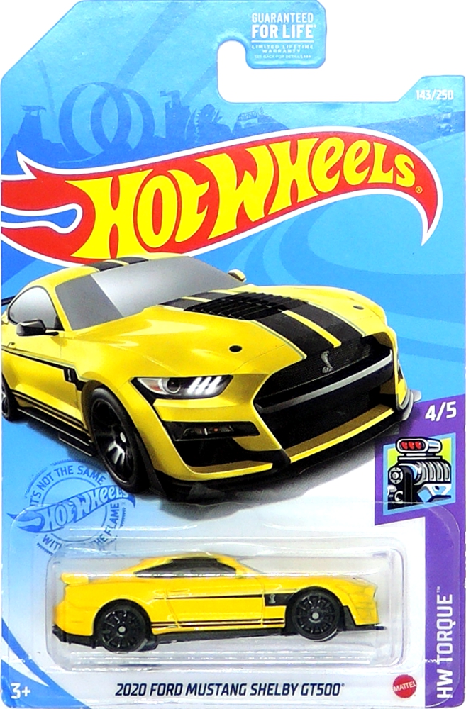 Hot Wheels - 2020 Ford Mustang Shelby GT500 Yellow (B8)