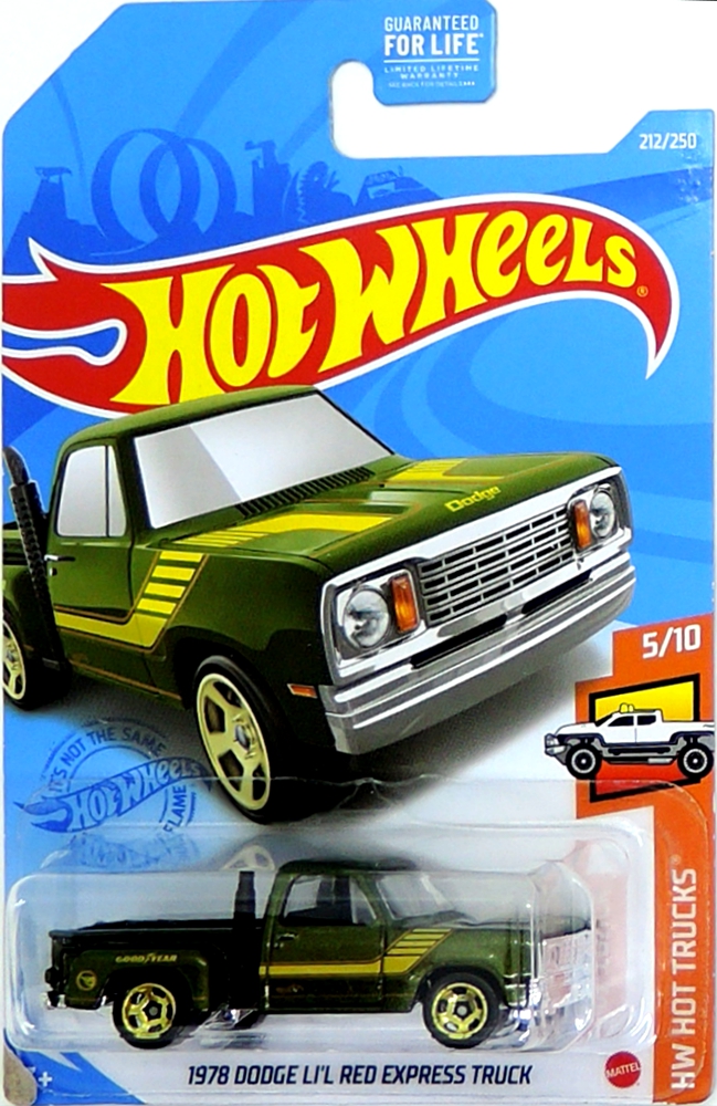Hot Wheels - 1978 Dodge Li'l Red Express Truck Green (B8)