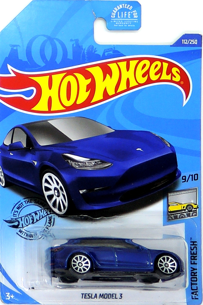Hot Wheels - Tesla Model 3 Blue (B8)