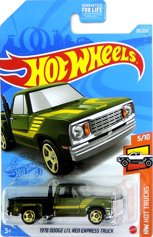 Hot Wheels - 1978 Dodge Li'l Red Express Truck Green (B9)