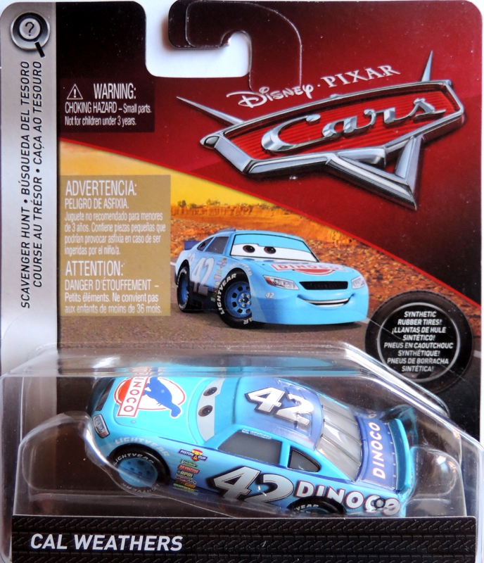 Cars 3 (Auta 3) - Cal Weathers Nr. 42 Rubber Tires (gumová kolečka)