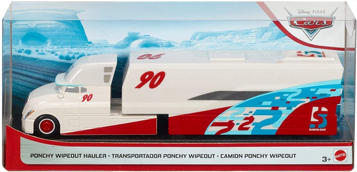 Cars 3 (Auta 3) - Ponchy Wipeout Hauler (délka cca 23 cm) + Ponchy Wipeout