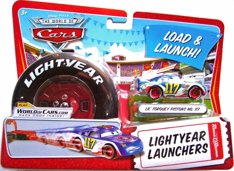 Cars (Auta) - Lil' Torquey Pistons No. 117 Lightyear Launchers - The World Of Cars