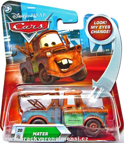Cars (Auta) - Mater (Burák) - Look My Eyes Change (mrkací)
