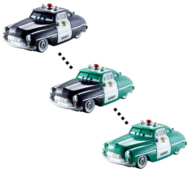 Cars 2 (Auta 2) - Color Changers Sheriff