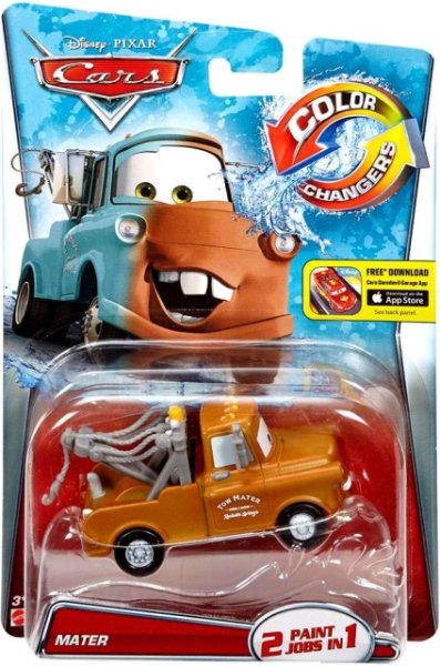 Cars 2 (Auta 2) - Color Changers Mater (Burák měnící barvu)
