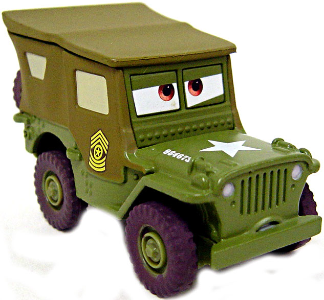 Cars (Auta) - 5pack Sarge's Boot Camp (Seržův výcvikový tábor) - T. J. Hummer + Murphy + Charlie + Frank + Sarge
