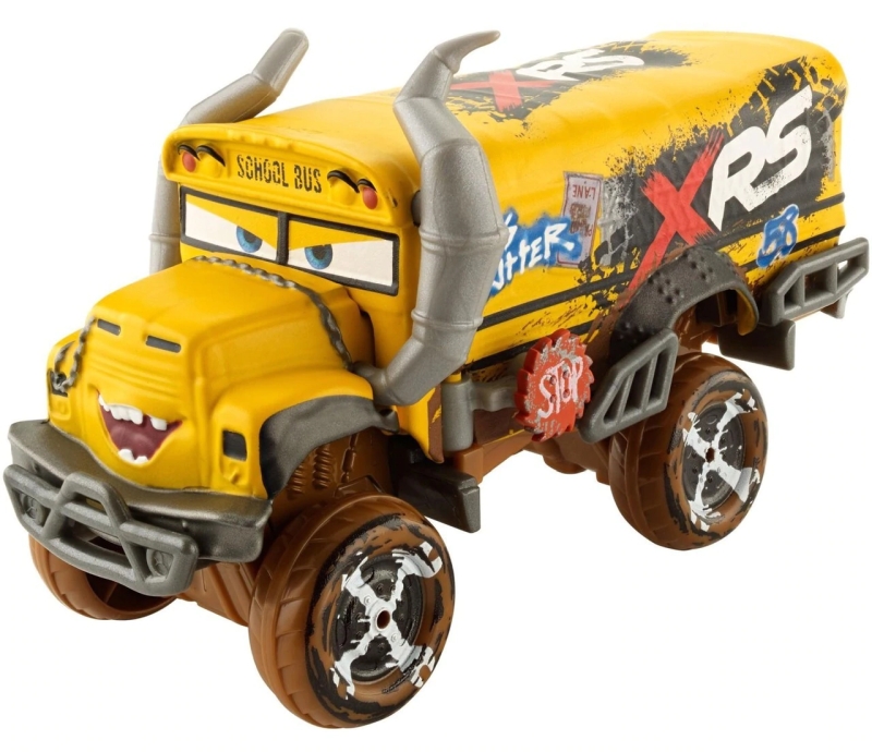 Cars 3 Deluxe (Auta 3) - Miss Fritter (paní Bučitelka) - XRS Mud Racing