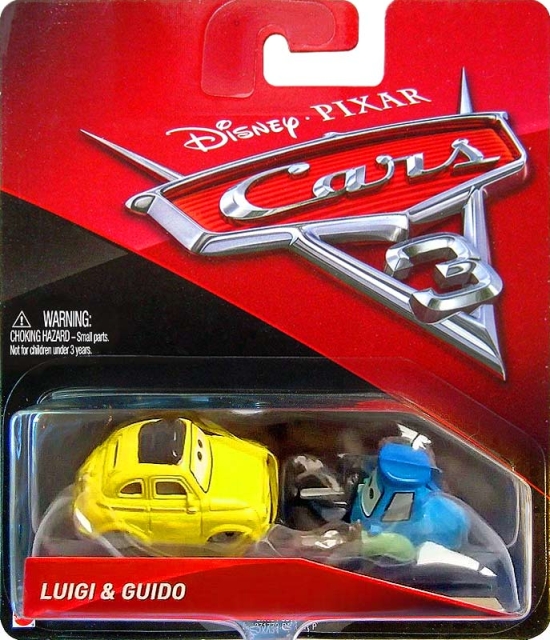 Cars 3 (Auta 3) - Luigi + Guido - přelepený obal