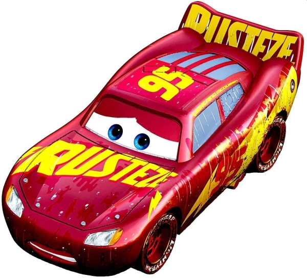 Cars 3 (Auta 3) - Muddy Rust-Eze Racing Center Lightning McQueen (zablácený metalický)
