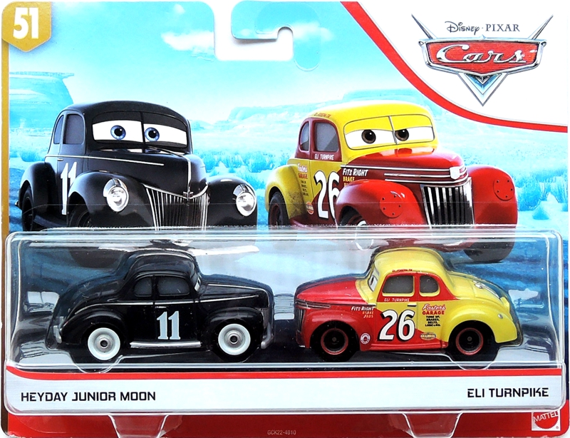 Cars 3 (Auta 3) - Heyday Junior Moon + Eli Turnpike