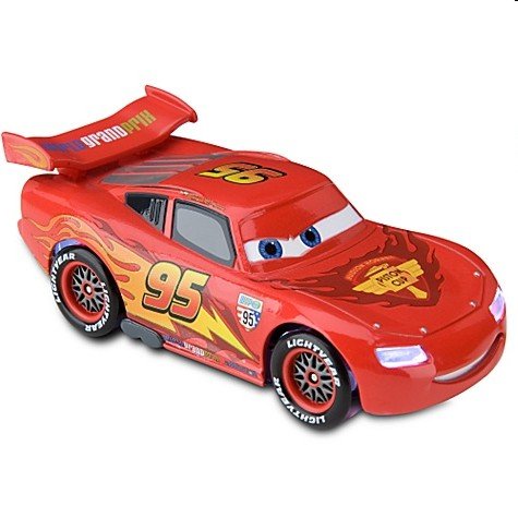 Cars 2 (Auta 2) - 4pack We Light-Up II - Lightning McQueen + Lewis + Miguel + Jeff - poškozený obal