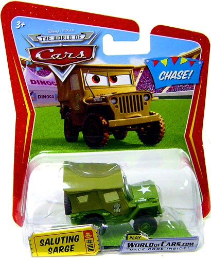 Cars Saluting Sarge (Serža)