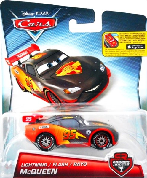 Cars 2 (Auta 2) - Lightning McQueen (Blesk McQueen) Carbon Racers