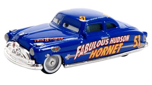 Cars (Auta) - Fabulous Hudson Hornet s bílými koly Supercharged - poškozený obal