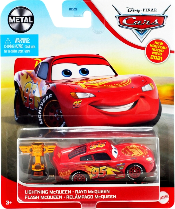 Cars 3 (Auta 3) - Lightning McQueen s pohárem (Blesk McQueen)