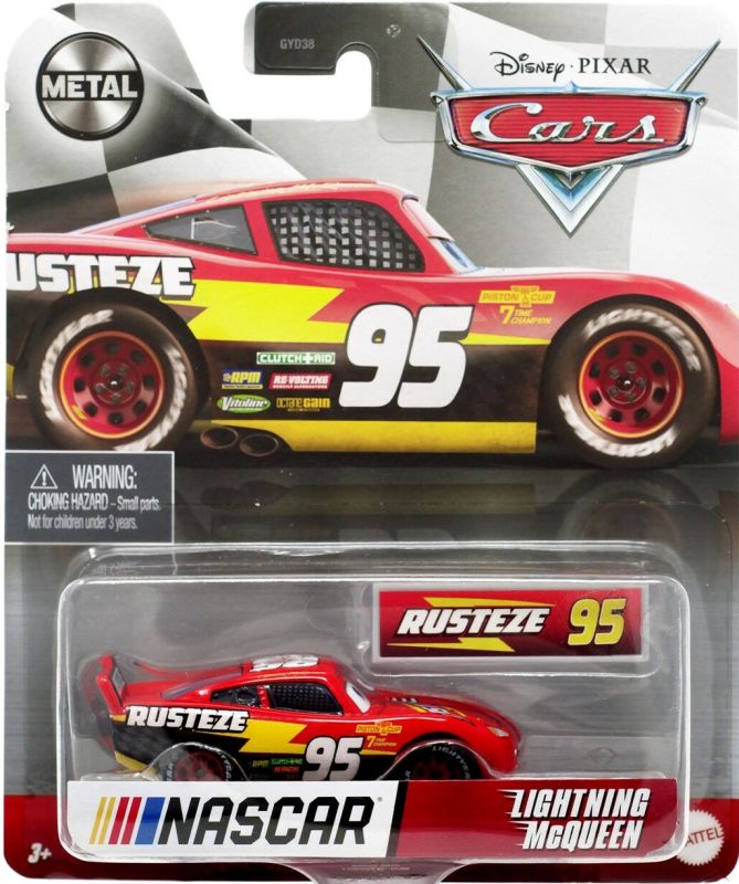 Cars 3 (Auta 3) - Lighting McQueen Nr. 5 (Blesk McQueen) - NASCAR - červené disky