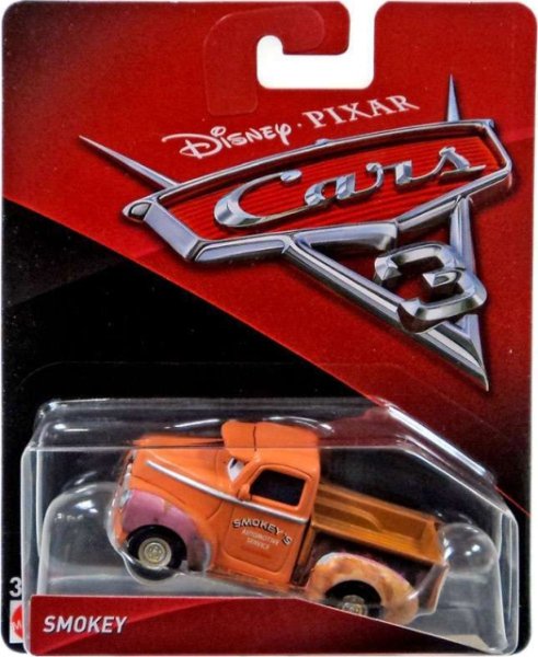 Cars 3 (Auta 3) - Smokey (Čmoudík) - Short Variant - výrazně poškozený obal