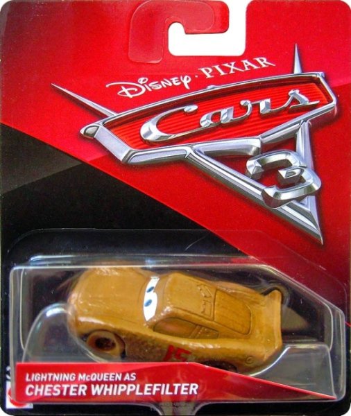 Cars 3 (Auta 3) - Lightning McQueen as Chester Whipplefilter - výrazně poškozený obal