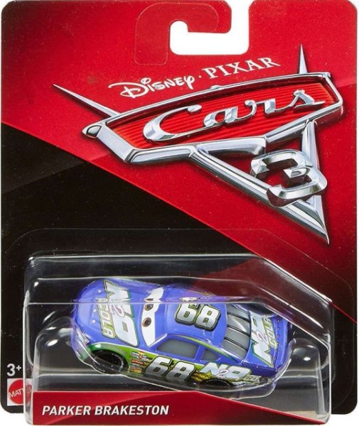Cars 3 (Auta 3) - Parker Brakeston Nr. 68 - výrazně poškozený obal