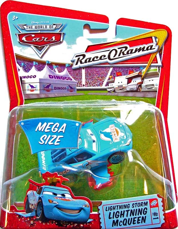 Cars Deluxe (Auta) - Storm Lightning McQueen - Race O Rama