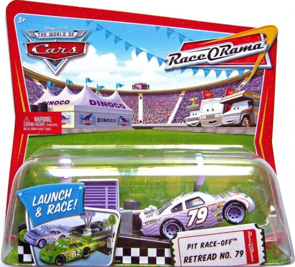 Cars (Auta) - Retread No. 79 Pit Row Race-Off - Race O Rama