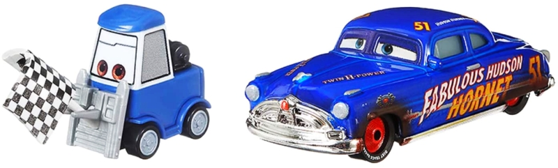 Cars 3 (Auta 3) - Double Clutch Daley + Dirt Track Fabulous Hudson Hornet - poškozený obal