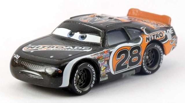 Cars (Auta) Mack Transporter + Nitroade + Bob Cutlass + Bumper Save - bez krabice