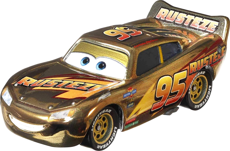Cars (Auta) - Golden Lightning McQueen (Zlatý Blesk)