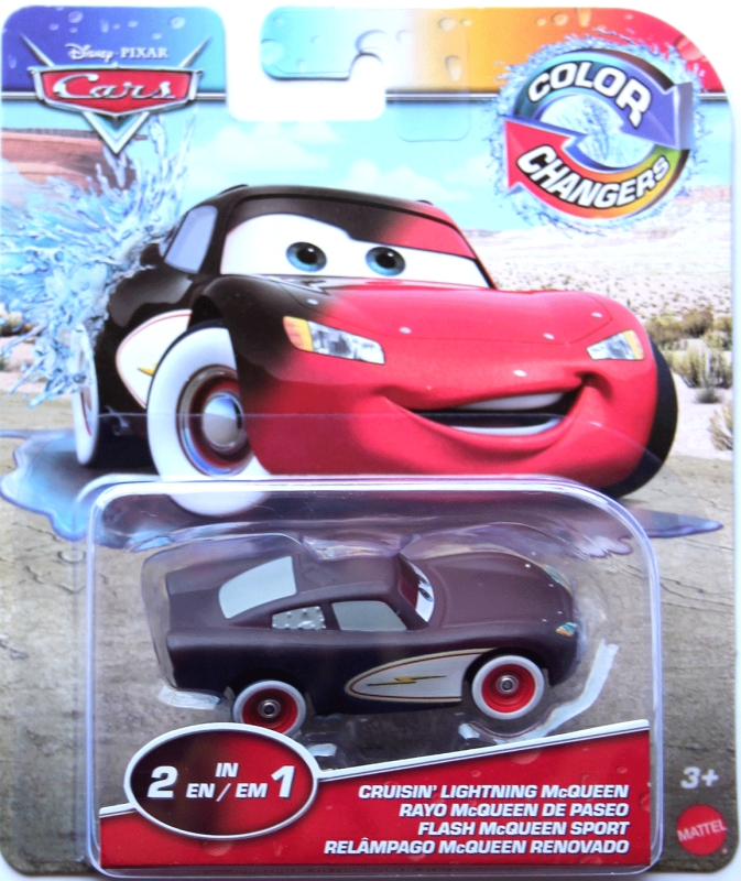 Cars (Auta) - Color Changers Cruisin Lightning McQueen (Blesk) - červená-černá