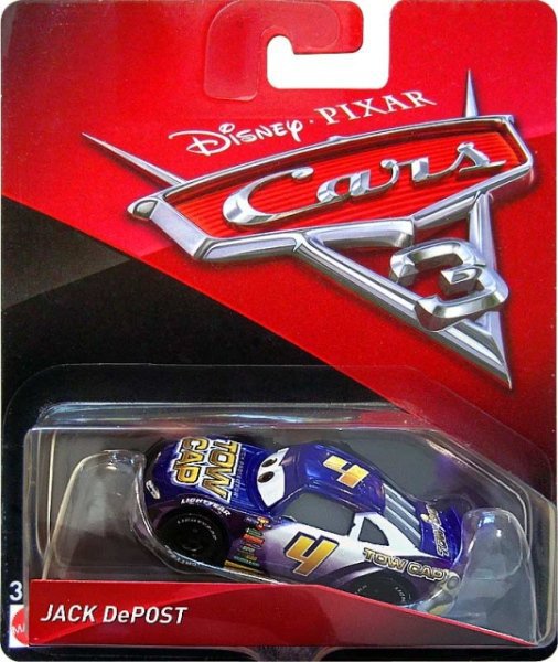 Cars 3 (Auta 3) - Jack DePOST Nr. 4 - výrazně poškozený obal
