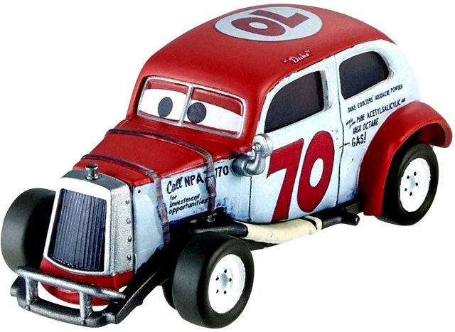 Cars 3 (Auta 3) - Duke Coulters - výrazně poškozený obal