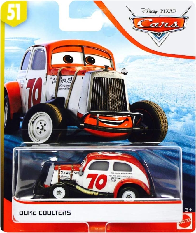 Cars 3 (Auta 3) - Duke Coulters - výrazně poškozený obal