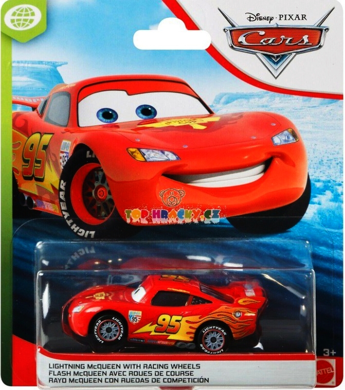 Cars 3 (Auta 3) - Lightning McQueen with Racing Wheels (Blesk) - výrazně poškozený obal