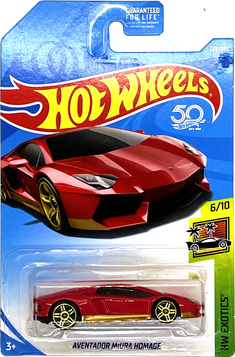 Hot Wheels - Aventador Miura Homage Red (B2)